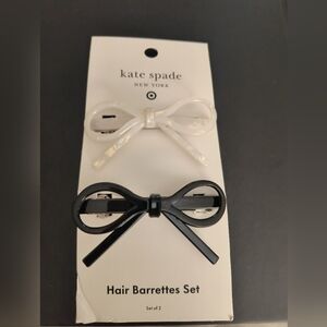 Kate Spade x Target Hair Barrettes Set - Black and White